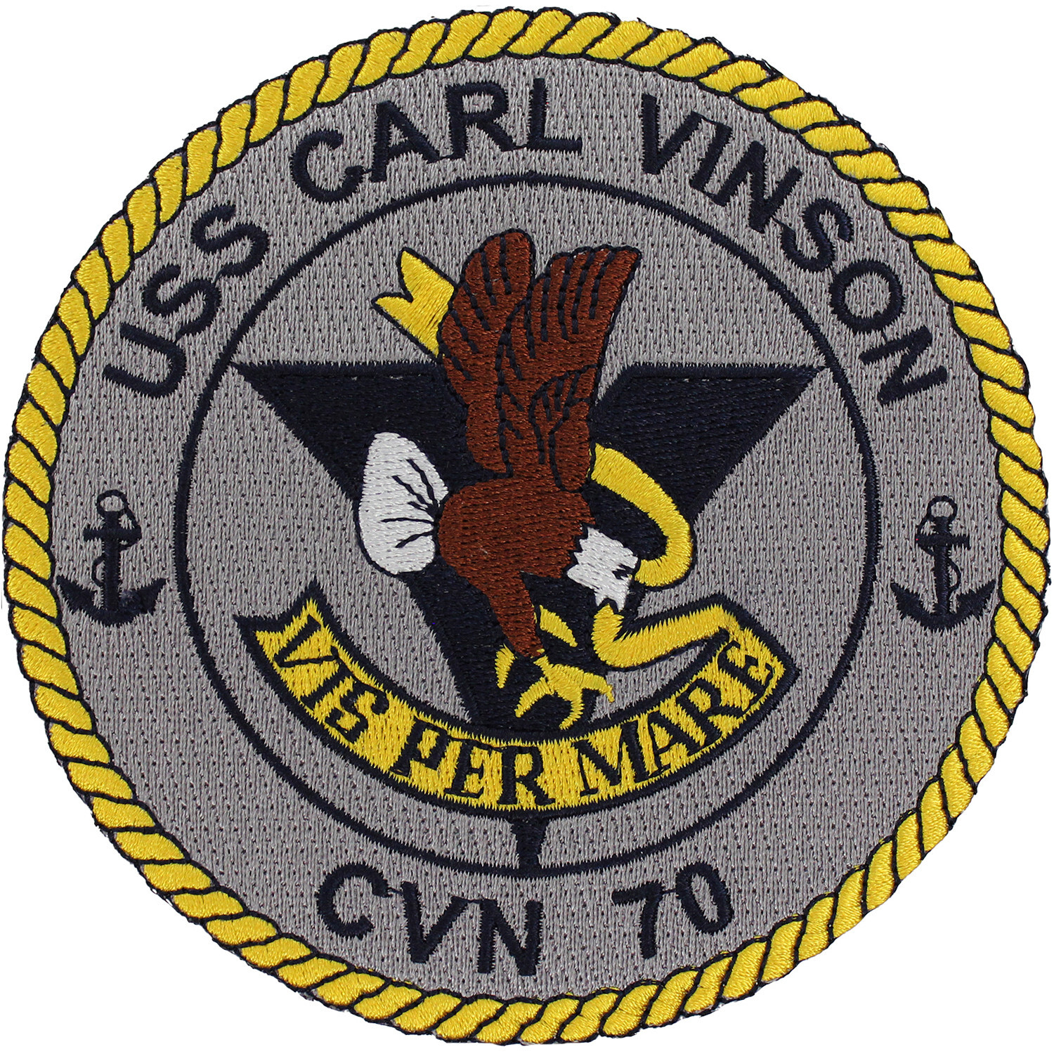 USS Carl Vinson CVN-70 Ship Patch ( 4 1/2