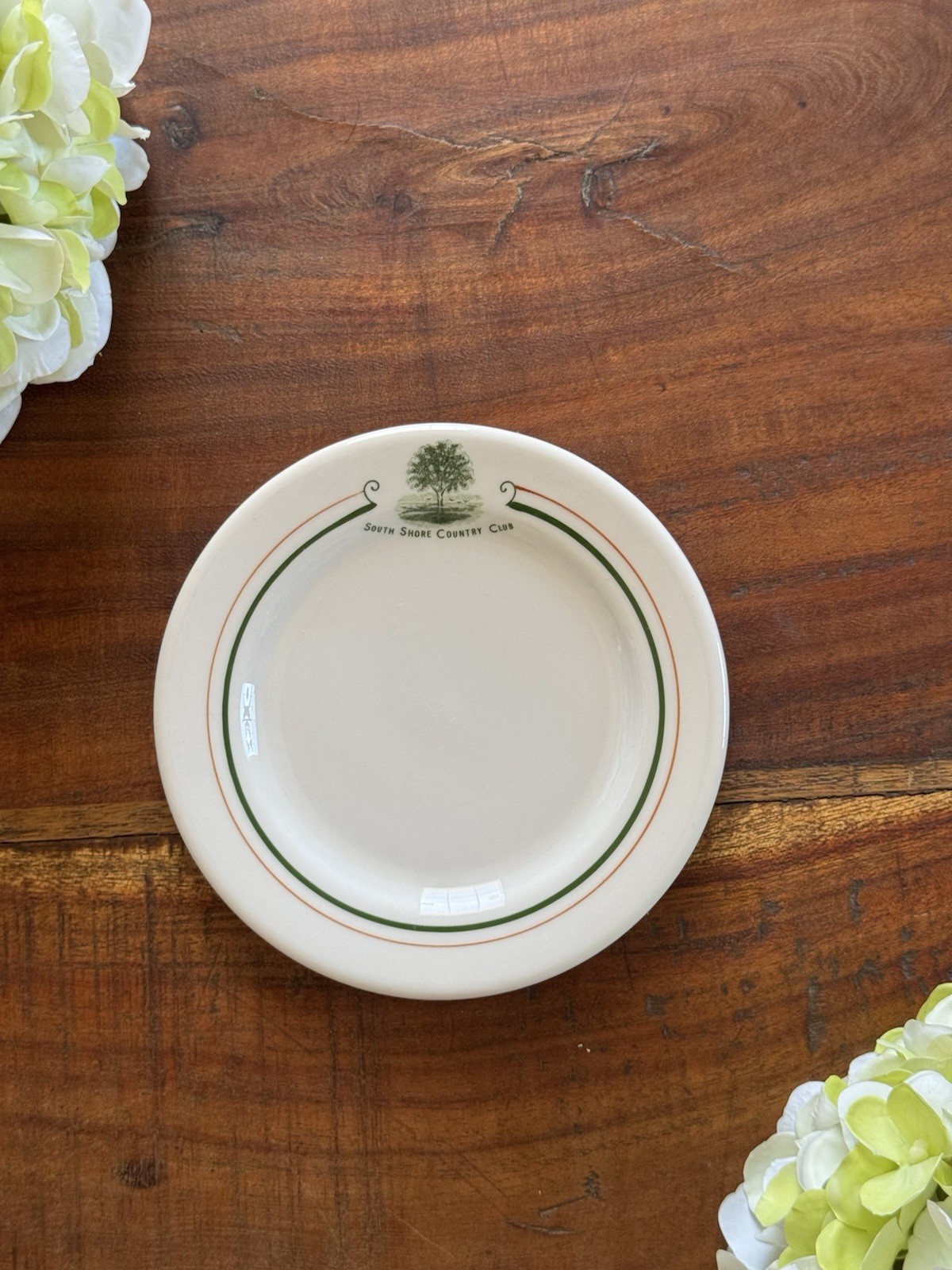 Antique South Shore Country Club 1900s Syracuse Souvenir China Trinket Dish