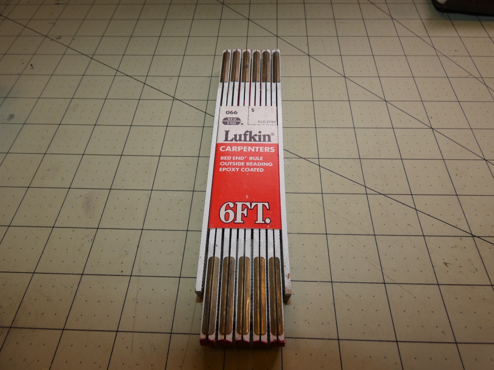 Lufkin Red End 066 Extension Folding Measuring Ruler Carpenter 72\