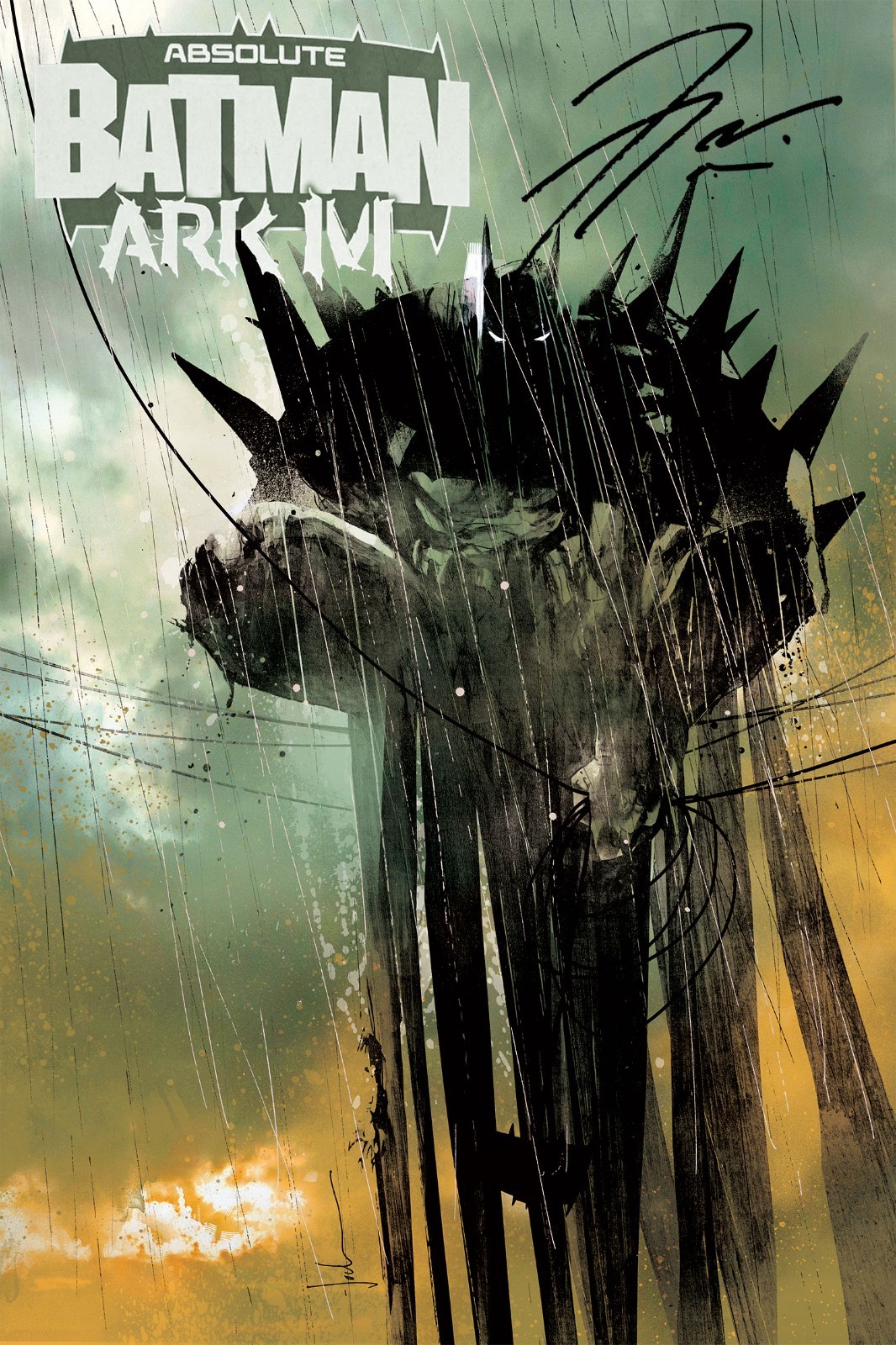 SIGNED TIERI ABSOLUTE BATMAN ARK-M #1 JOCK TRADE DRESS SDCC EXCLUSIVE W COA