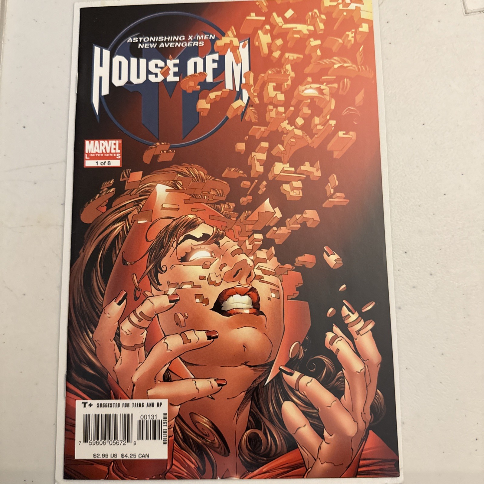 House Of M #1 Joe Quesada 1:20 Scarlet Witch Variant 2005 Marvel ‘ AS IS’ House Of M #1 Joe Quesada 1:20 Scarlet Witch Variant 2005 Marvel ‘ AS IS’