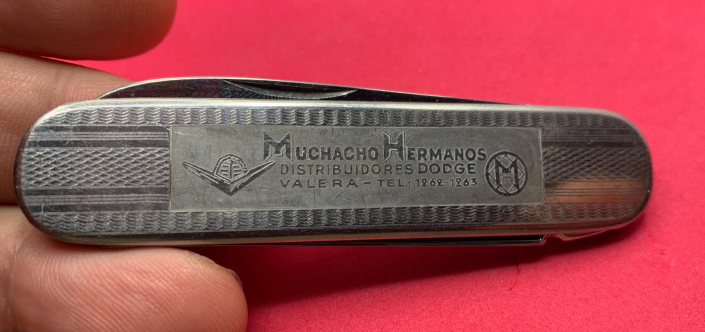 Rare Muchacho Hermanos Brothers Venezuelan Dodge Folding Knife 1963 Solingen Rare Muchacho Hermanos Brothers Venezuelan Dodge Folding Knife 1963 Solingen