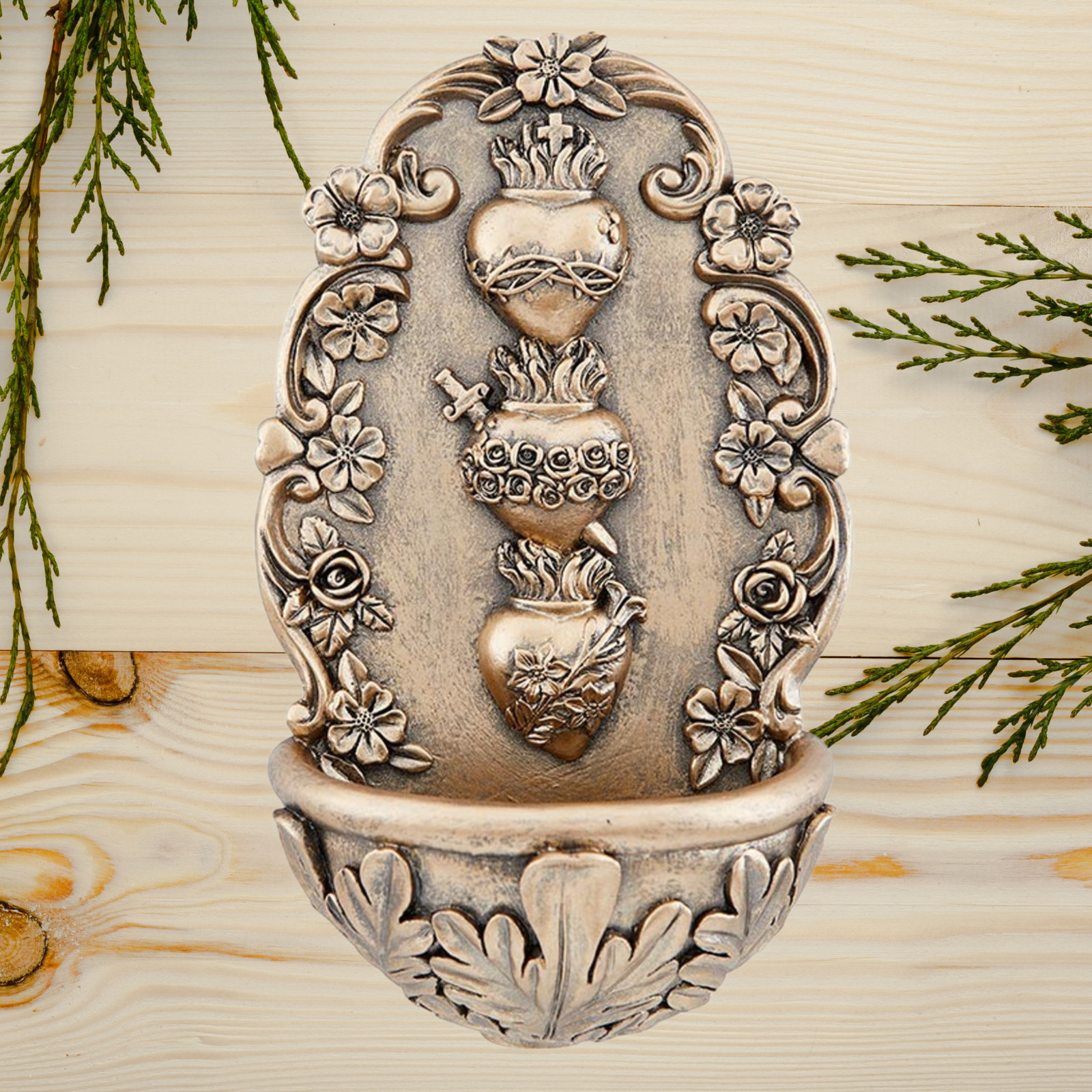 Sacred Hearts Holy Water Font – A Divine and Unique Find for Your Sacred Space