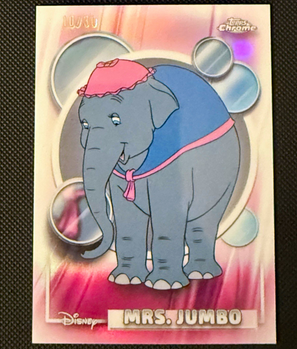 Topps 2016 Topps Chrome Disney Dumbo Mrs. Jumbo #87 Serial Numbered /30