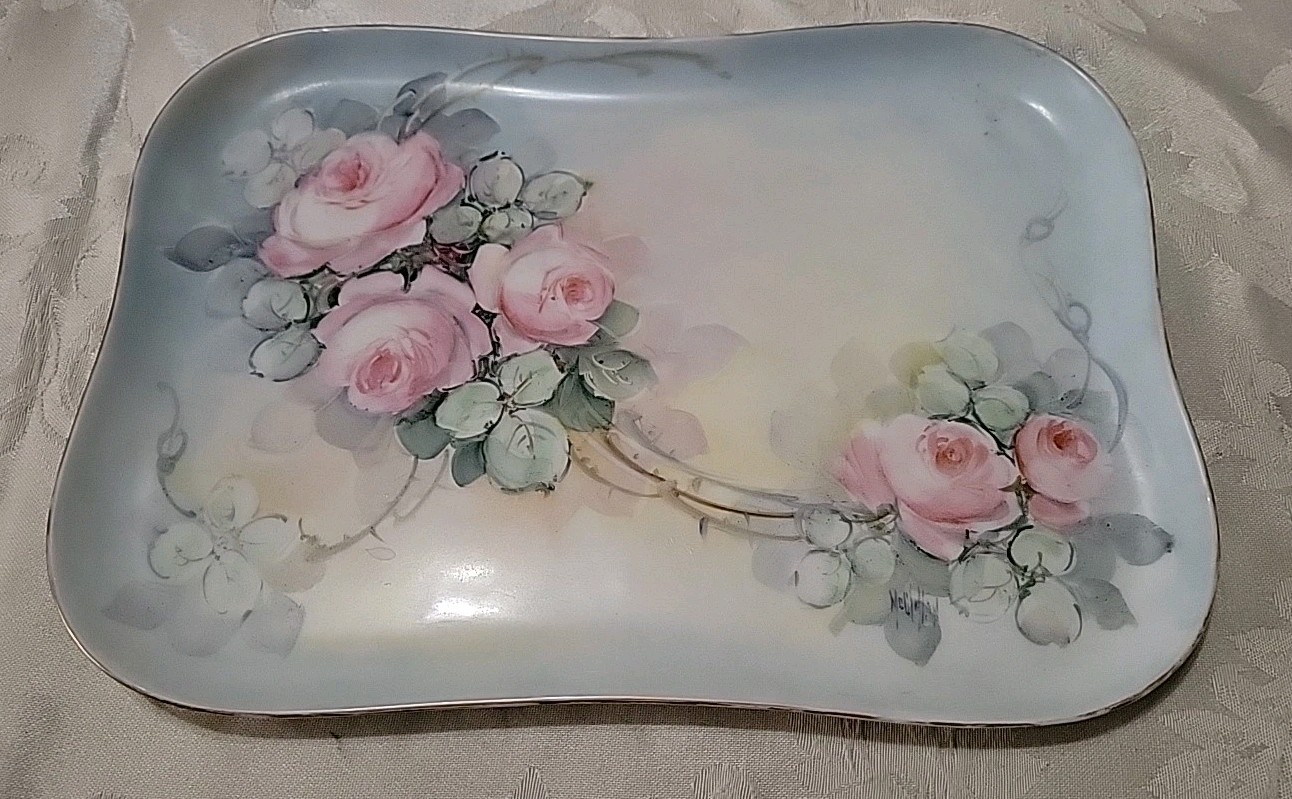 Vintage GDA Limoges France Vanity Tray