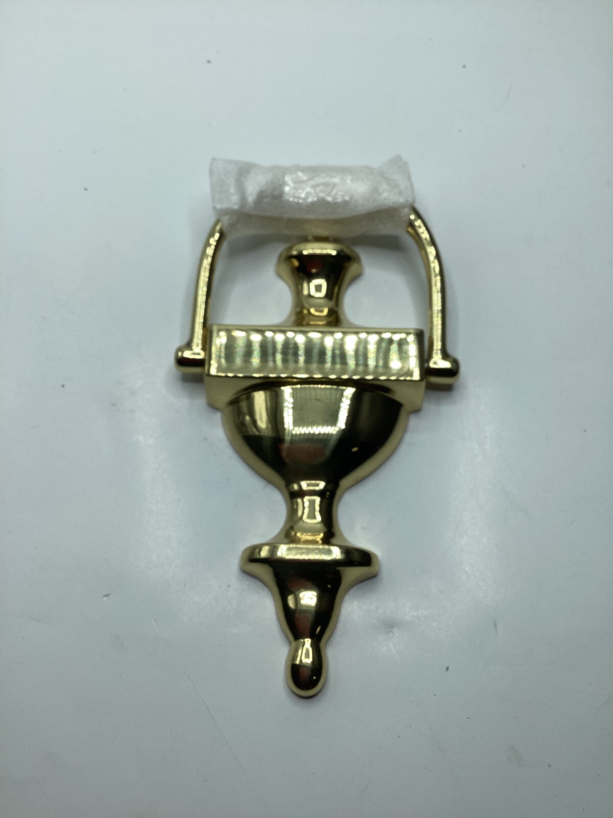 Elegant Brass Door Knocker NO Hardware Engraveable Colonial Style 351495 Taiwan