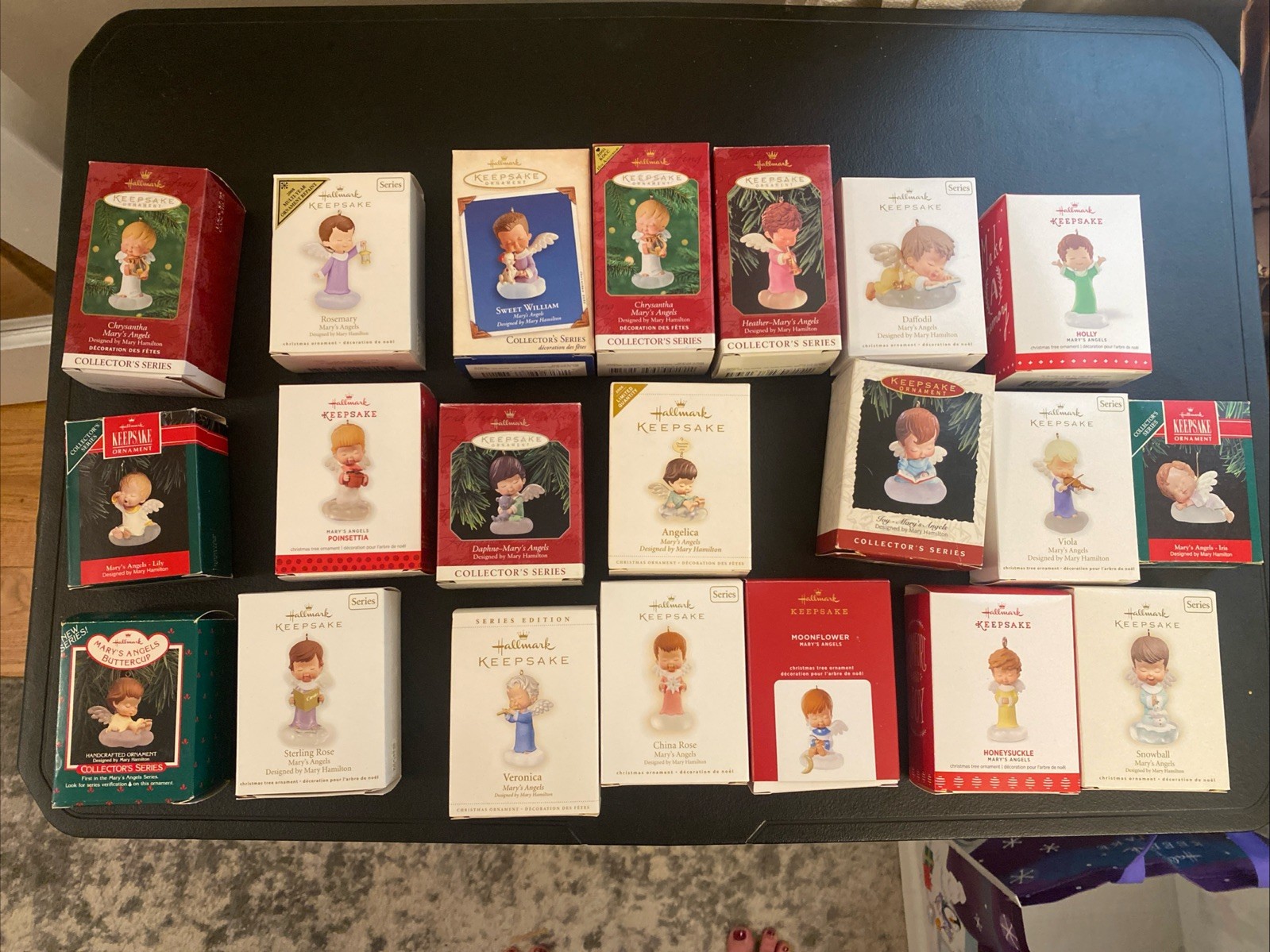 Hallmark Mary\'s Angels Christmas Ornaments Series lot of 21 - 1988 Hallmark Mary\'s Angels Christmas Ornaments Series lot of 21 - 1988
