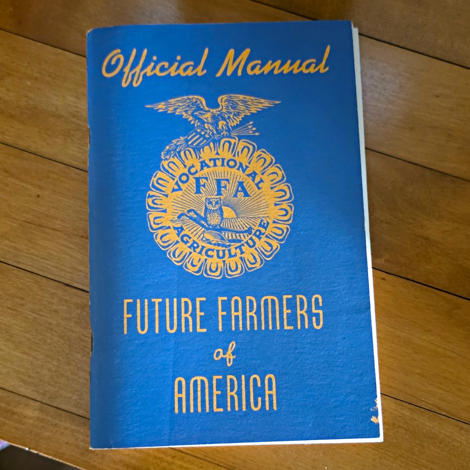 Future Farmers of America (FFA) Official Manual Agriculture Booklet 1958
