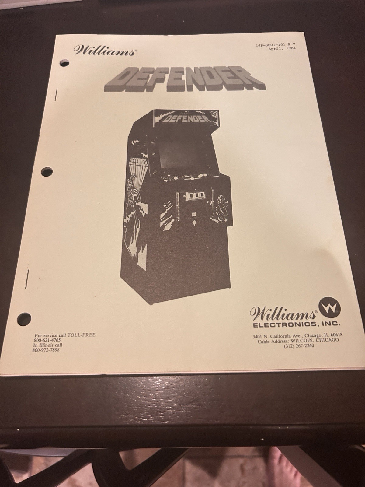 1981 Williams Defender Arcade Manual And Schematics 1981 Williams Defender Arcade Manual And Schematics