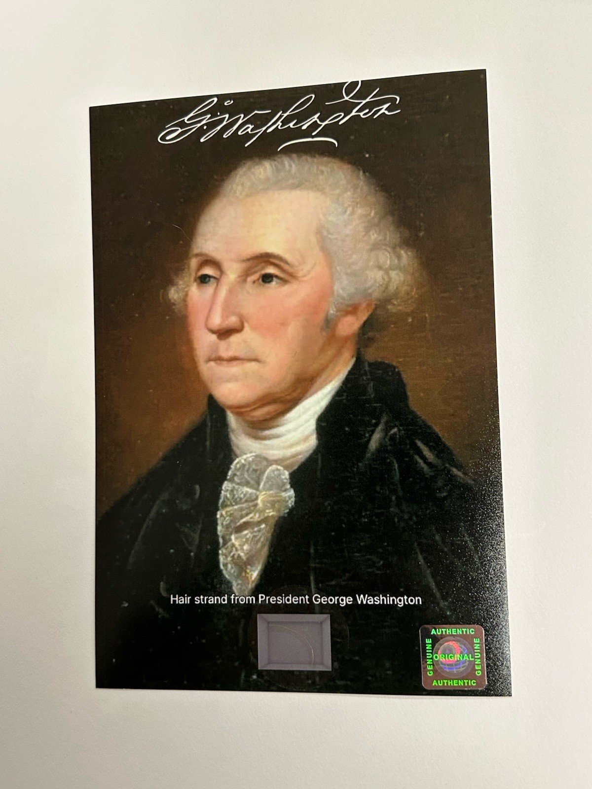 George Washington Hair Strand Lock Piece Relic Speck President POTUS USA