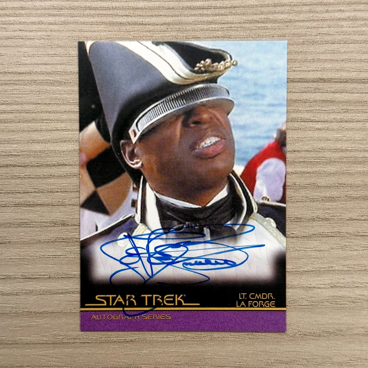 2010 Rittenhouse The Quotable Star Trek Movies LEVAR BURTON Autograph A93