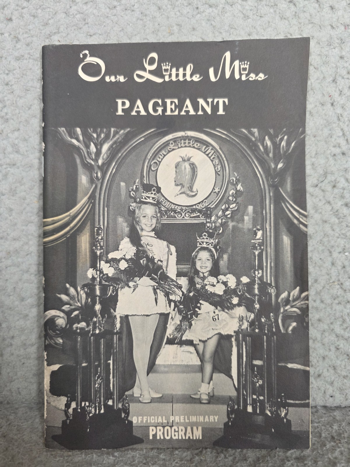 Vintage 1973 Childrens Beauty Pageant Program Book Lufkin TX Our Little Miss