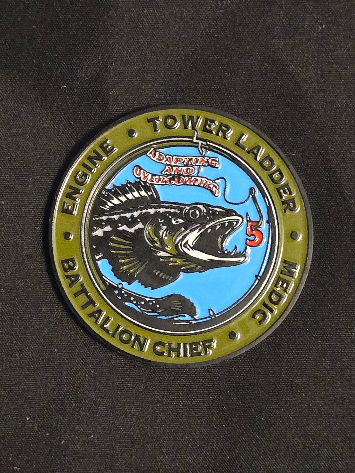 Anne Arundel County Fire Department Station 5 challenge coin Anne Arundel County Fire Department Station 5 challenge coin