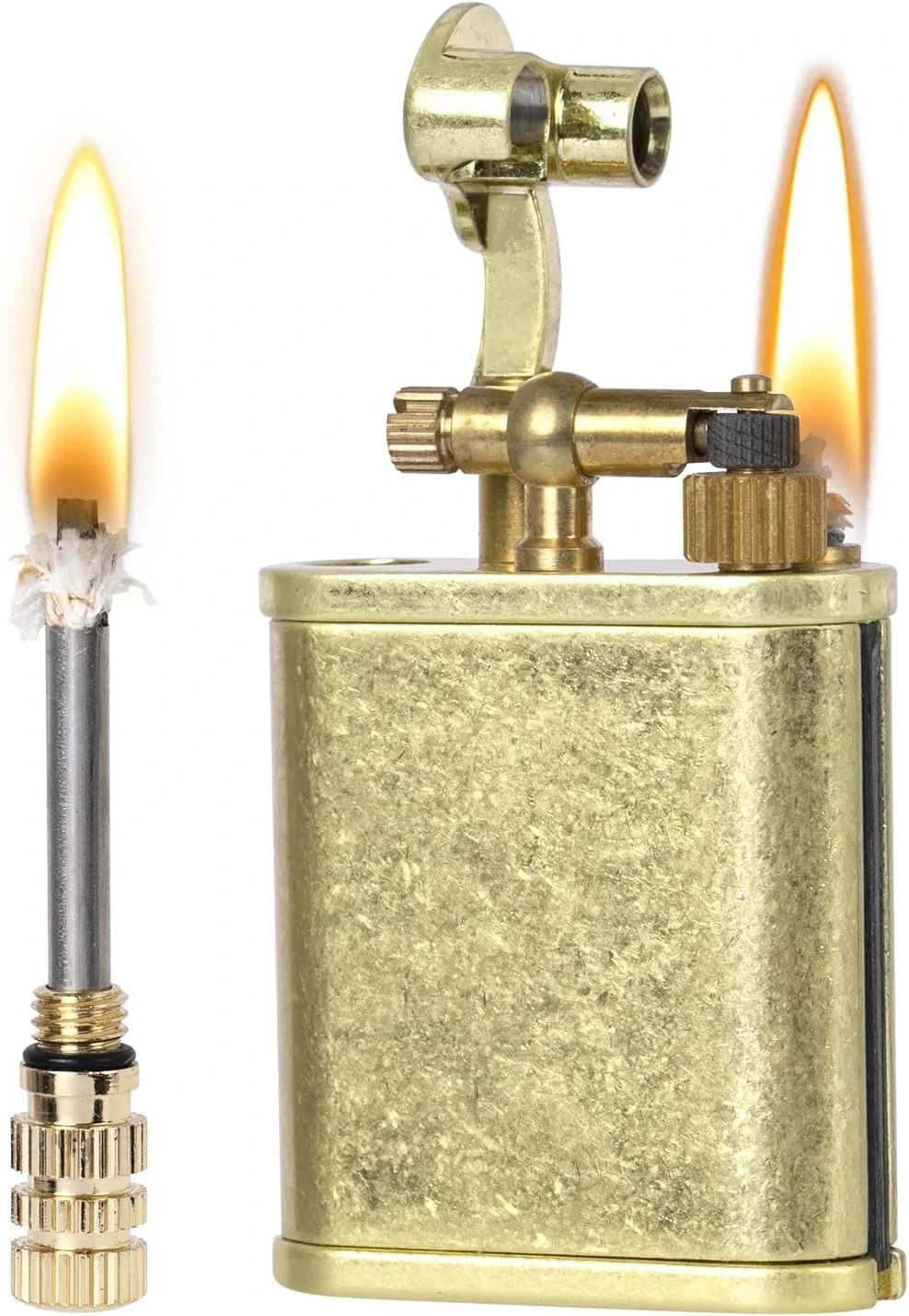 Vintage Trench Lighter Permanent Match Cool Pipe Lighter for Men Vintage Trench Lighter Permanent Match Cool Pipe Lighter for Men