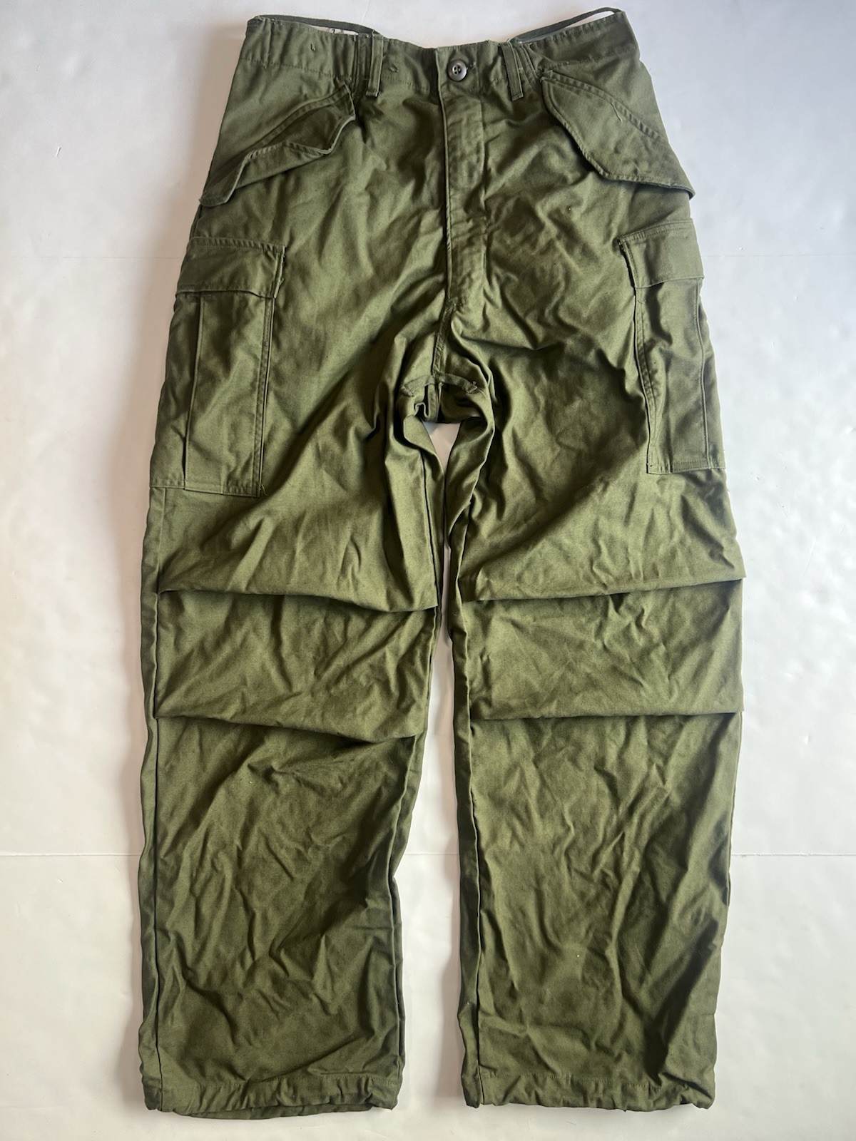 1967 US Army M-65 Field Trousers Vietnam War OG-107 DSA100-67-C-3408