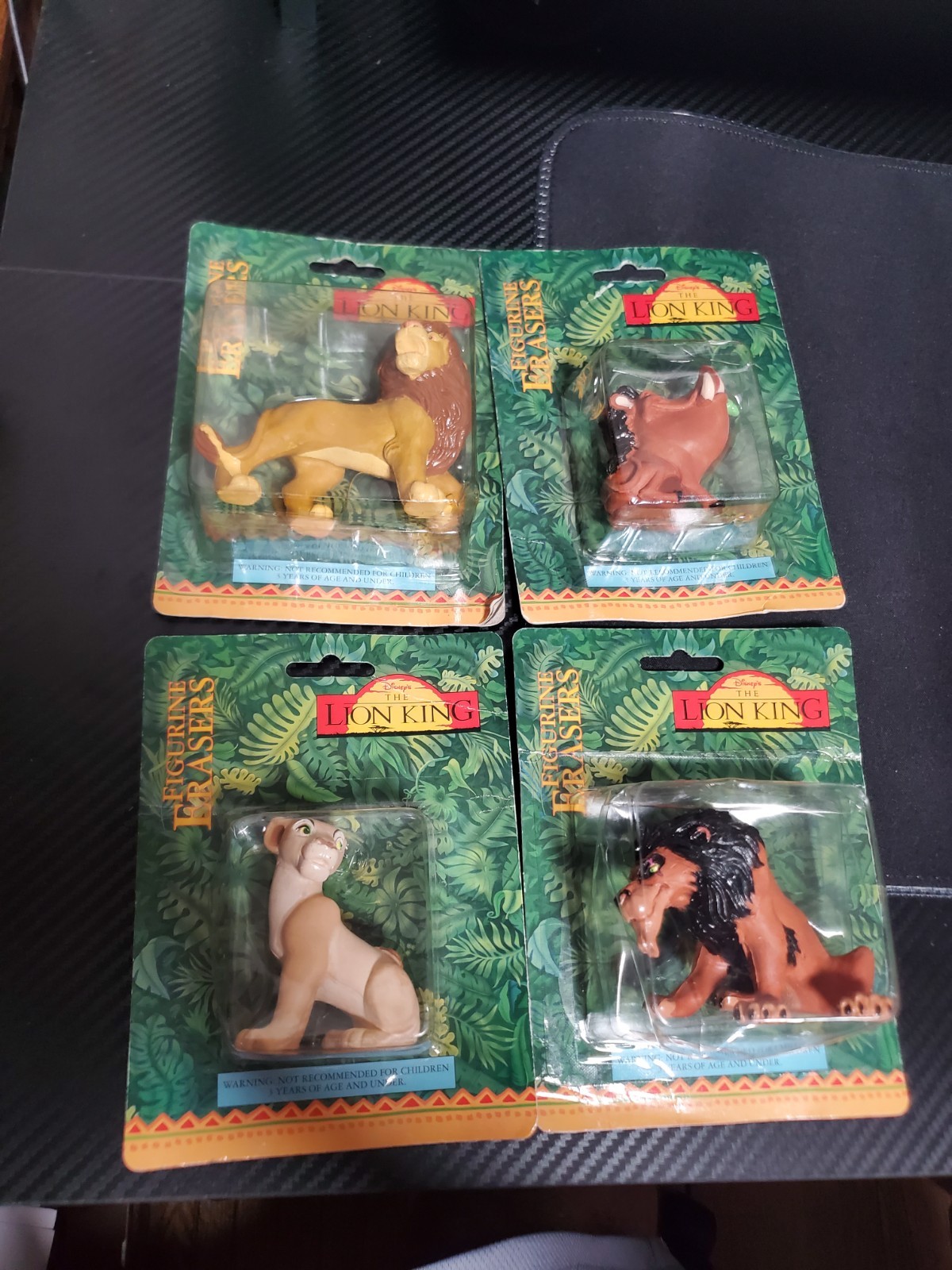 Lion King Erasers 1995
