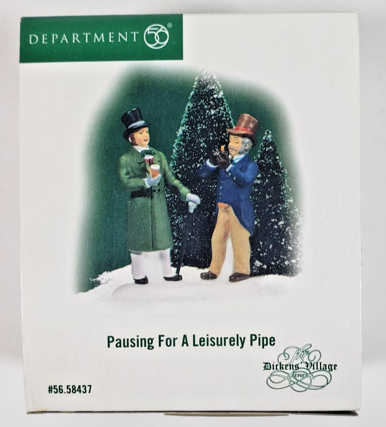 Department 56 Dickens Village Pausing For A Leisurely Pipe Figure 56.58437