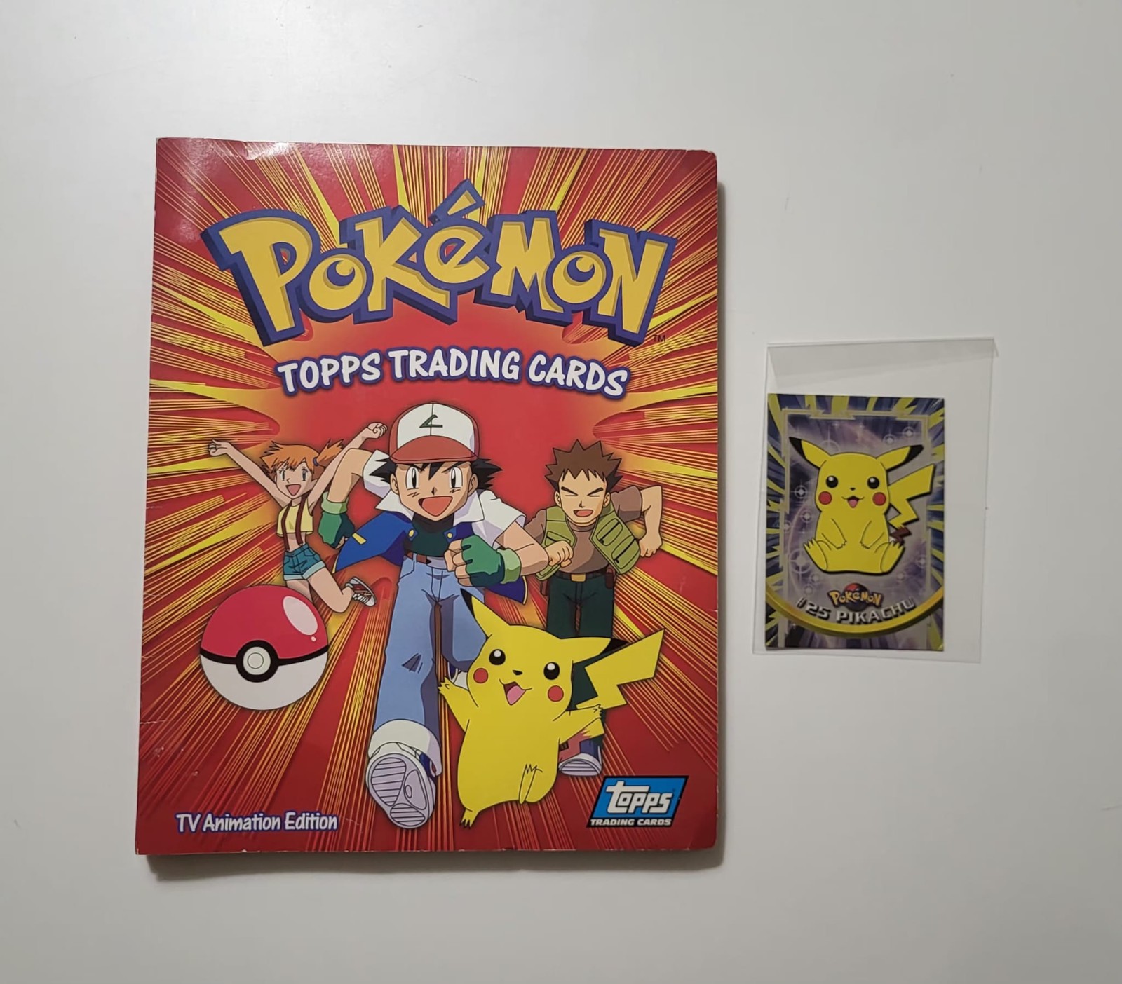 Pokemon Topps Series 1 Complete - ITA 1999 - 90 Normal + 90 Holo + Jumbo Pikachu