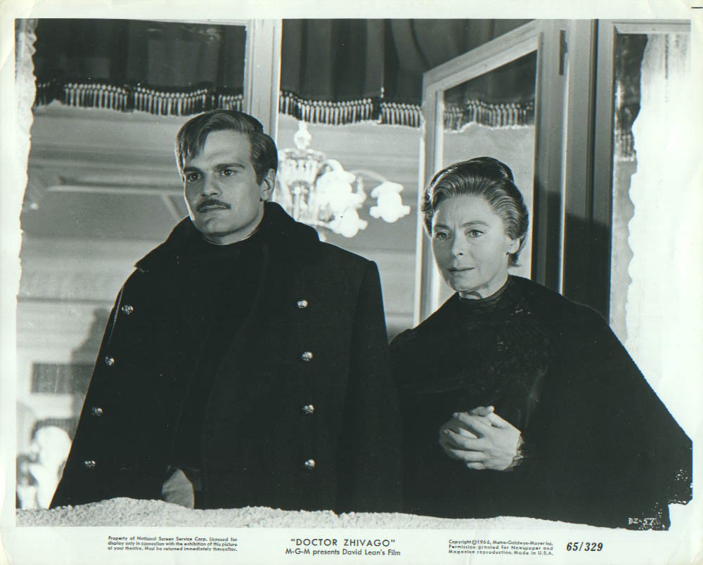 Omar Sharif Siobhan McKenna Doctor Zhivago 1965 8x10
