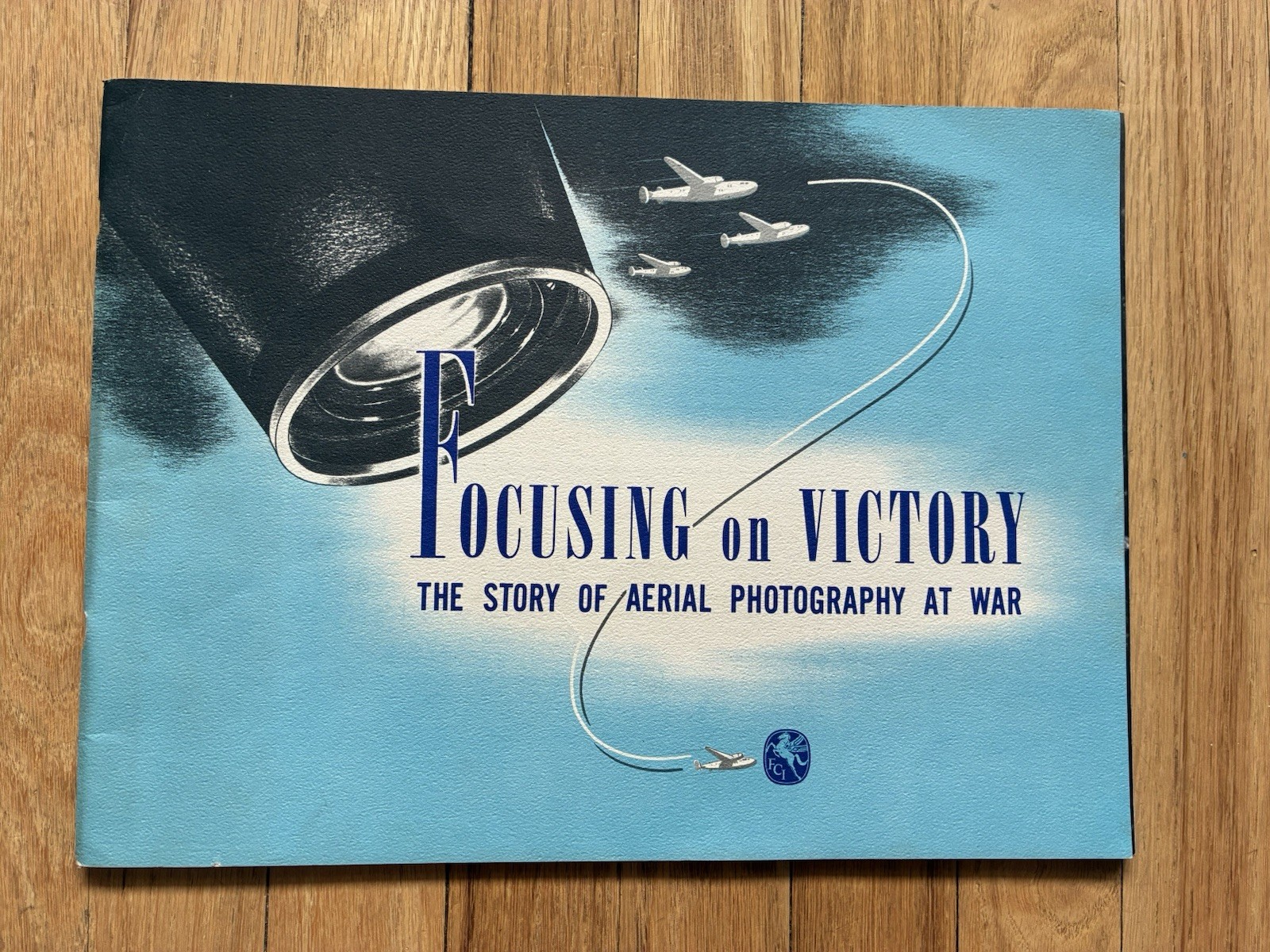 Vintage 1944 WWII Fairchild “Focusing on Victory” Aerial Photography Military