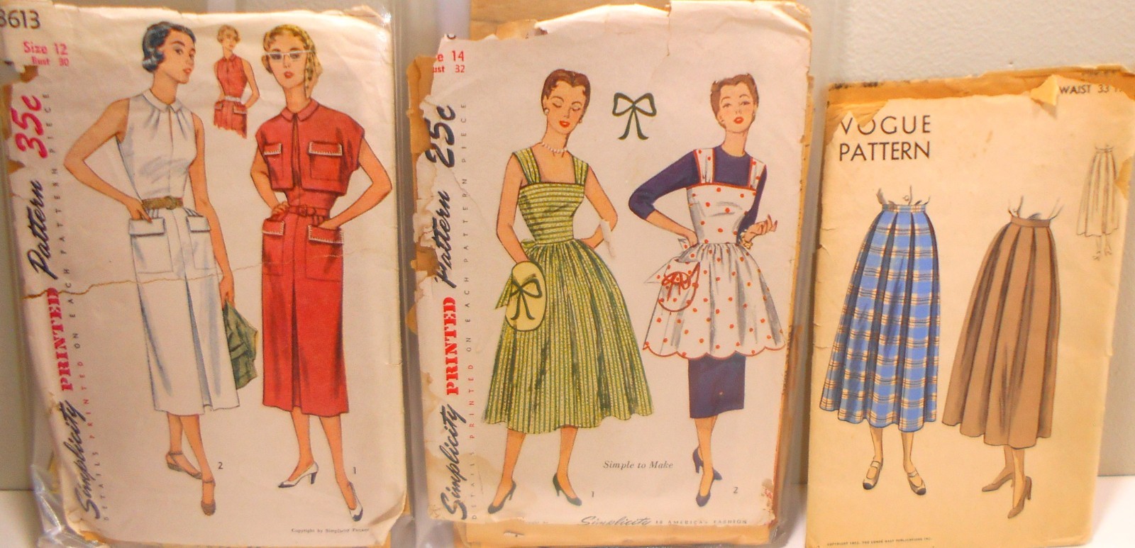 3 Vtg 1940\'s-50\
