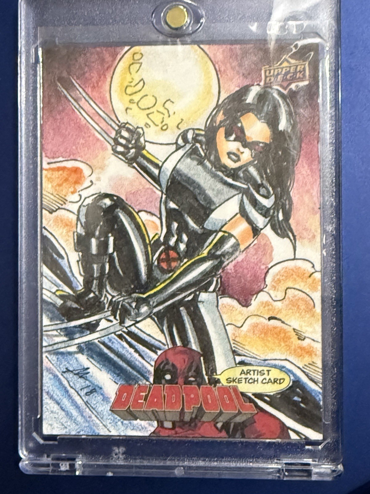 2018 UD Marvel Deadpool Sketch Card 1/1 - X-23 Laura Kinney By Sherwin Santiago