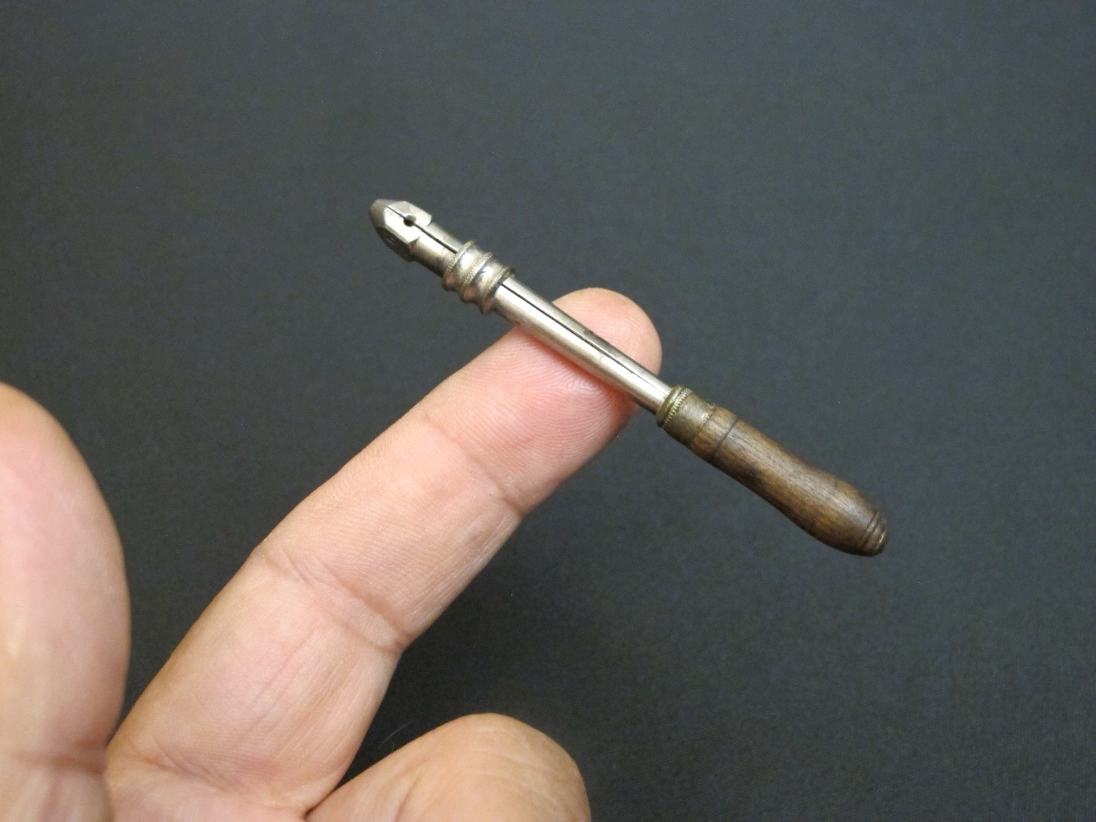 Miniature/Small 3” Vtg Jewelers/Watchmakers Workbench Pin Vise Antique Rare Tool