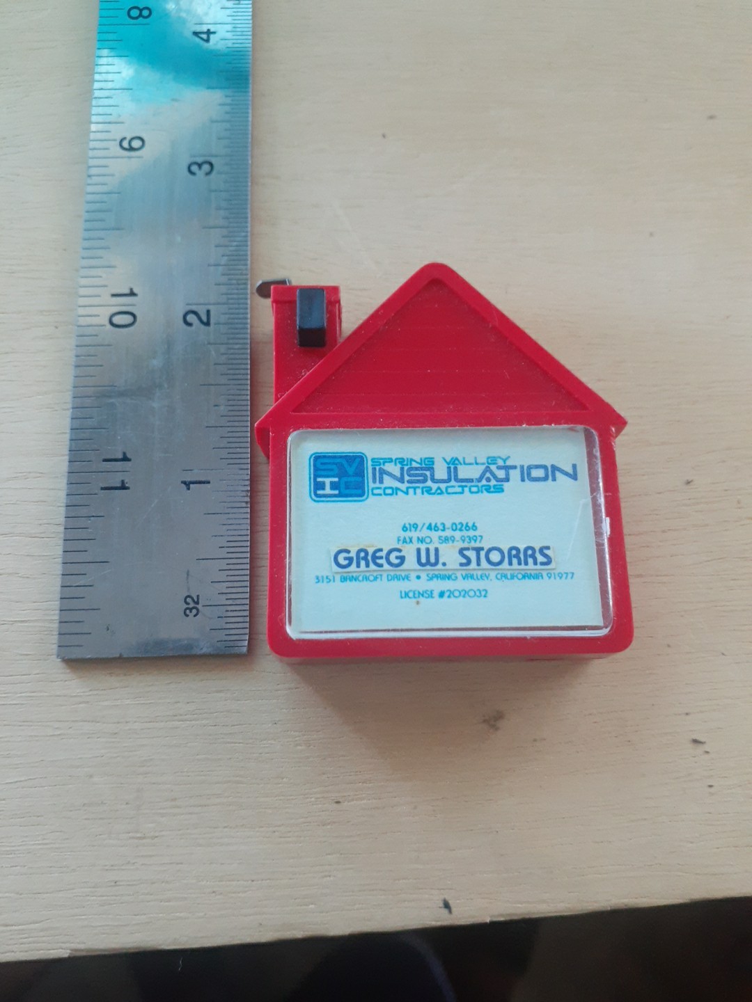 Vintage Advertising Contractor/Architectural Measuring Tape  1/4\