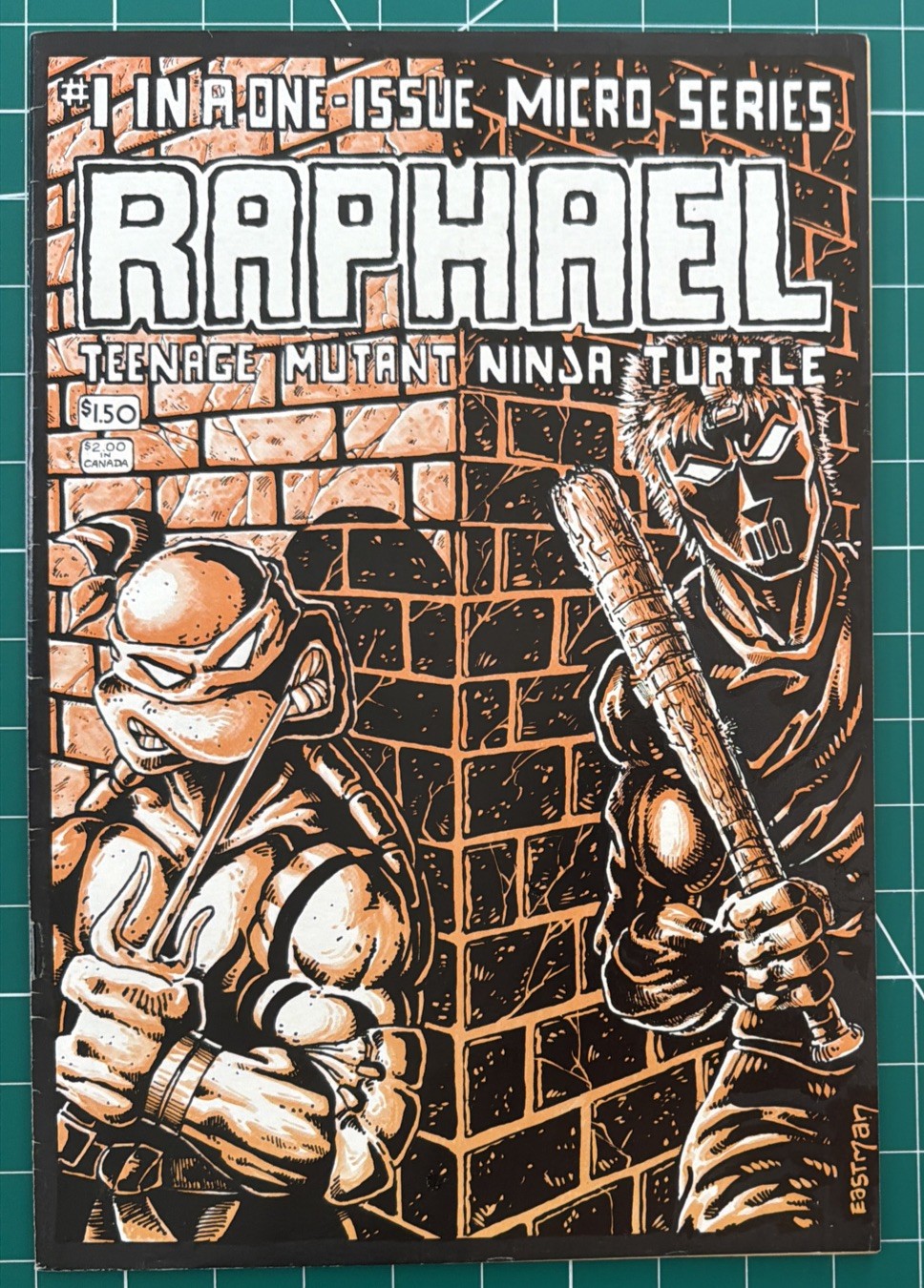 Raphael #1 Mirage Studios 1985 1st Casey Jones App Micro Series 1st Print Tmnt