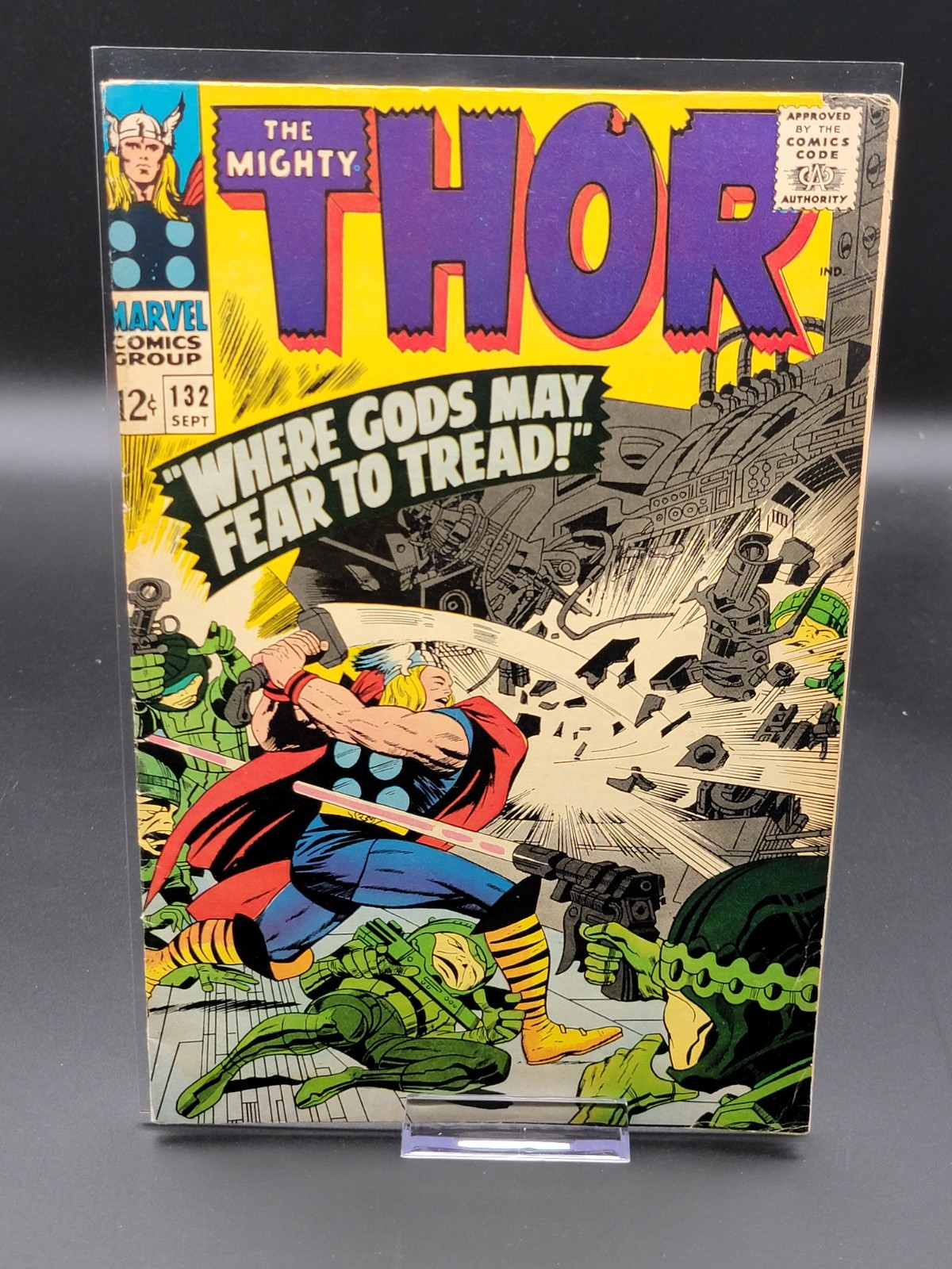 Thor #132 • Marvel • 1966 • 1st cameo appearance of Ego the Living Planet