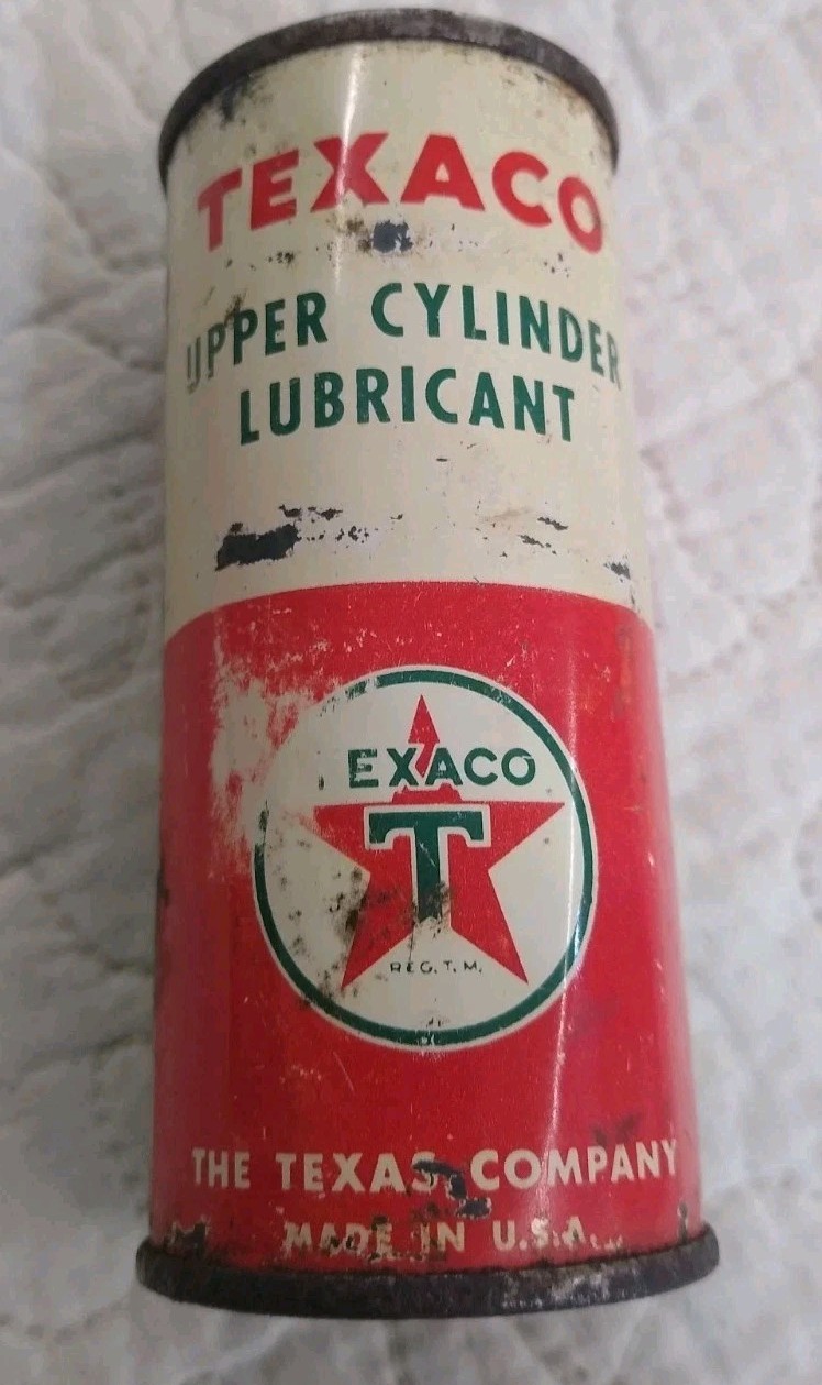Vintage Texaco Upper Cylinder Lubricant Full Can Vintage Texaco Upper Cylinder Lubricant Full Can