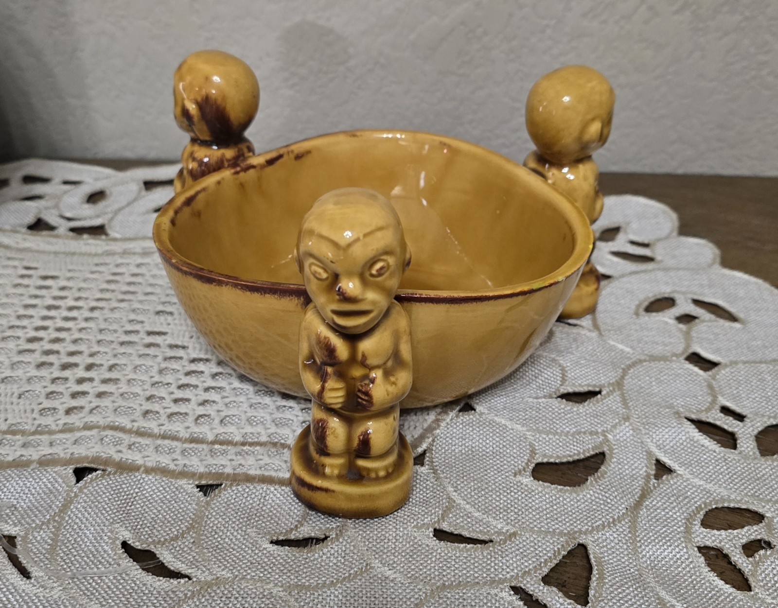 Vintage Orchids Of Hawaii Scorpion Bowl Tiki/Cocktails