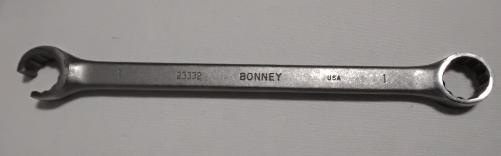 1 Vintage Bonney Flare Nut Combination Wrench 23332 12 Point 1\