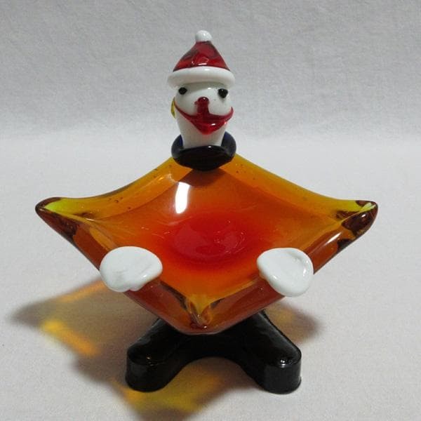 Italy Murano Glass Clown Figurine Handmade Venetian Art Glass Collectible