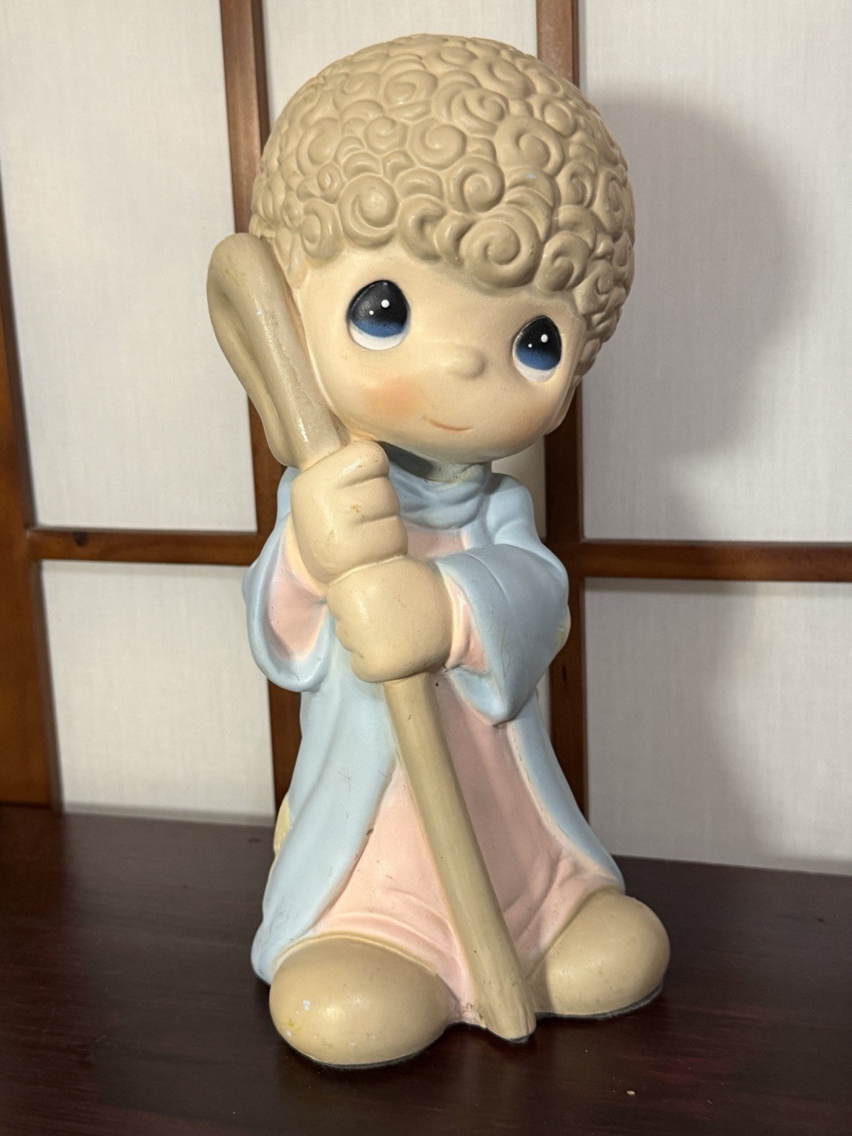 Vtg 1999 Precious Moments Shepherd  Boy Figurine 11 Inches Tall HEAVY