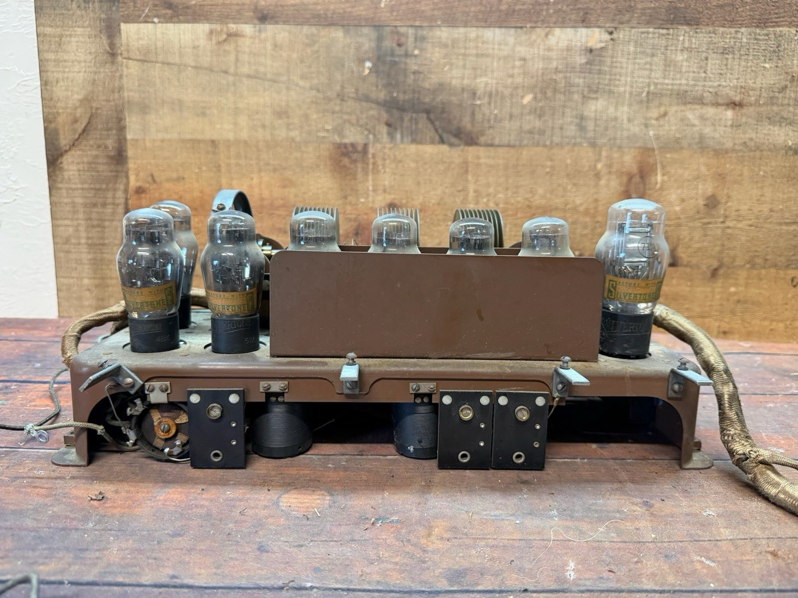 1928 RCA Radiola 62 Superhet Chassis 71A Tubes Untested Parts Restoration