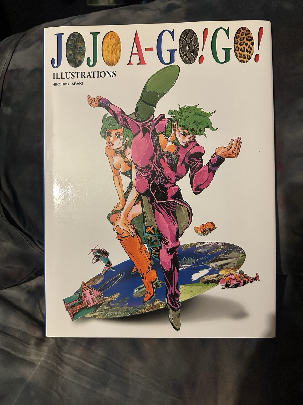 Jojo A-go Go Hirohiko araki JJBA Jojos Bizarre Adventure Art Book Illustration