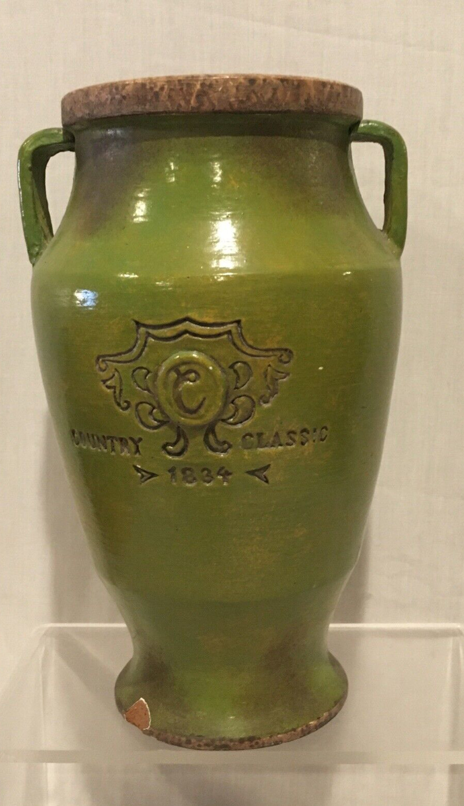 American Glazed Earthenware Vase by Country Classic Co  circa 1920-30 ???