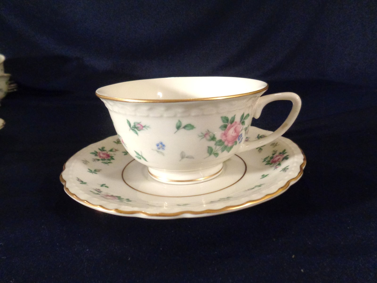 Princess China Sweet Briar  Replacement  Footed Cup and Saucer  EUC