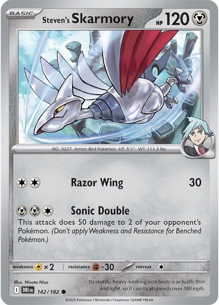 Steven\'s Skarmory DRI 142/182 C NM
