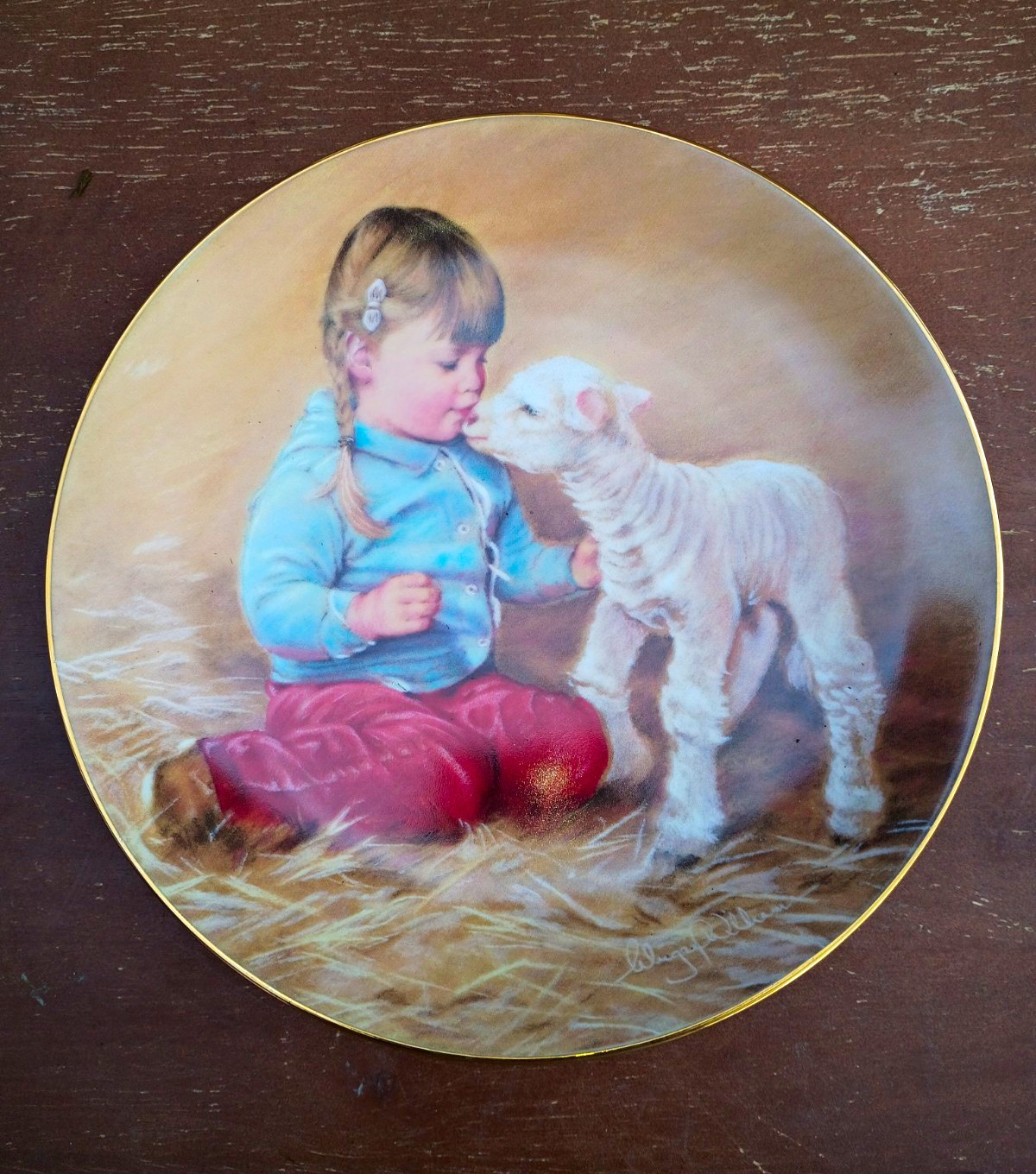The Hamilton Collection Magic Of Childhood Plates: Acquainted & Friends