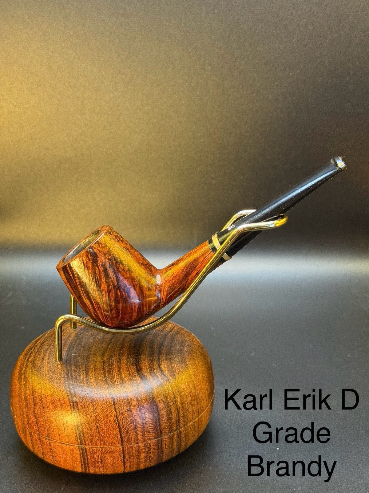 Vintage Karl Erik D Grade Brandy Tobacco Pipe
