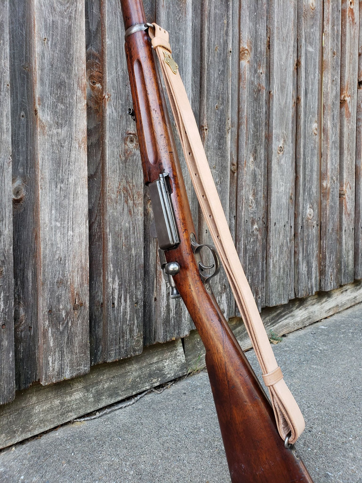M1887 Leather Sling for .45-70 Springfield and .30-40 Krag Rifles M1887 Leather Sling for .45-70 Springfield and .30-40 Krag Rifles
