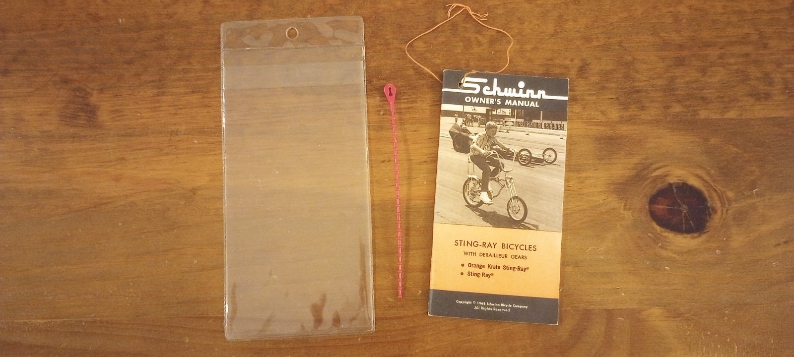 Vintage 1968 Schwinn Krate Banana Seat Muscle Bike 5-Speed Owners Manual