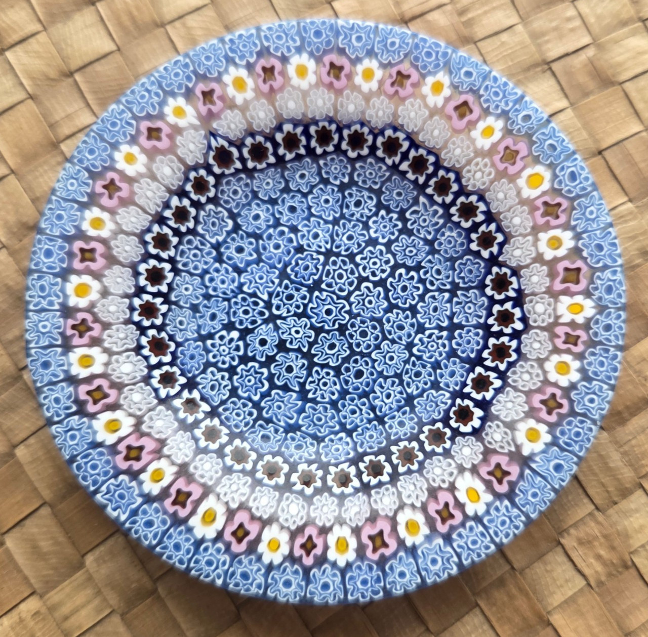 Vintage Murano Millefiori Glass Trinket Dish Antica Murrina Art Glass ~3\