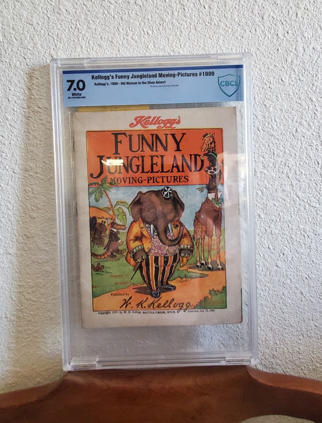 KELLOGG'S FUNNY JUNGLELAND (CBCS 7.0) HIGHEST AND ONLY GRADED ONE ON EBAY. RARE