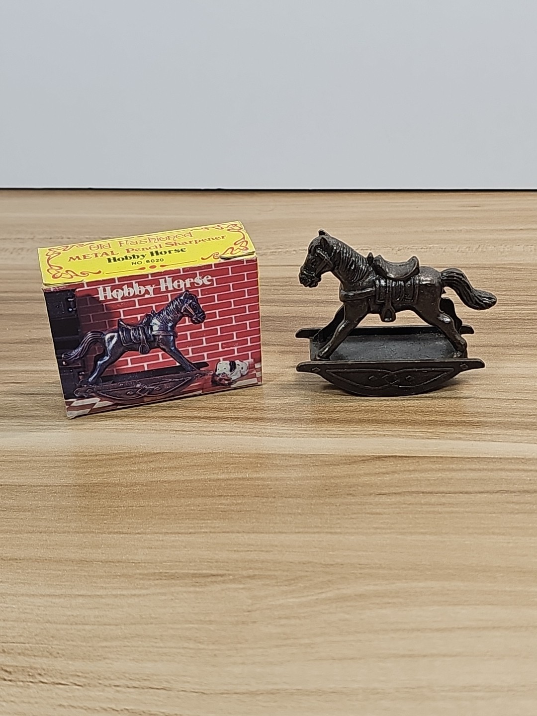 ROCKING Hobby HORSE Metal Die Cast Pencil Sharpener No. 6020