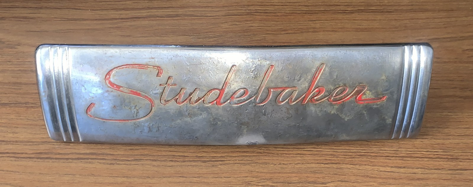 1939 Studebaker Pick-Up Front Bumper Mounted Name Plate
