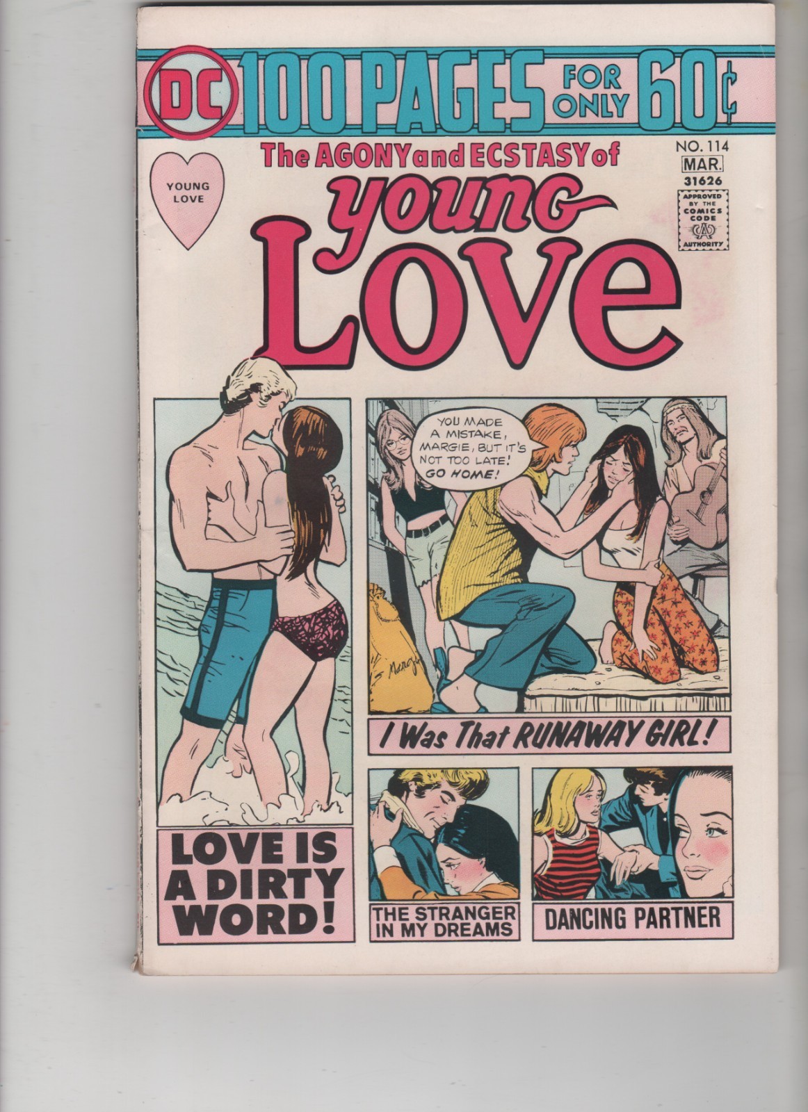 Young Love #114, 100 Pages, VF- 7.5, 1st Print, 1975, See Scans