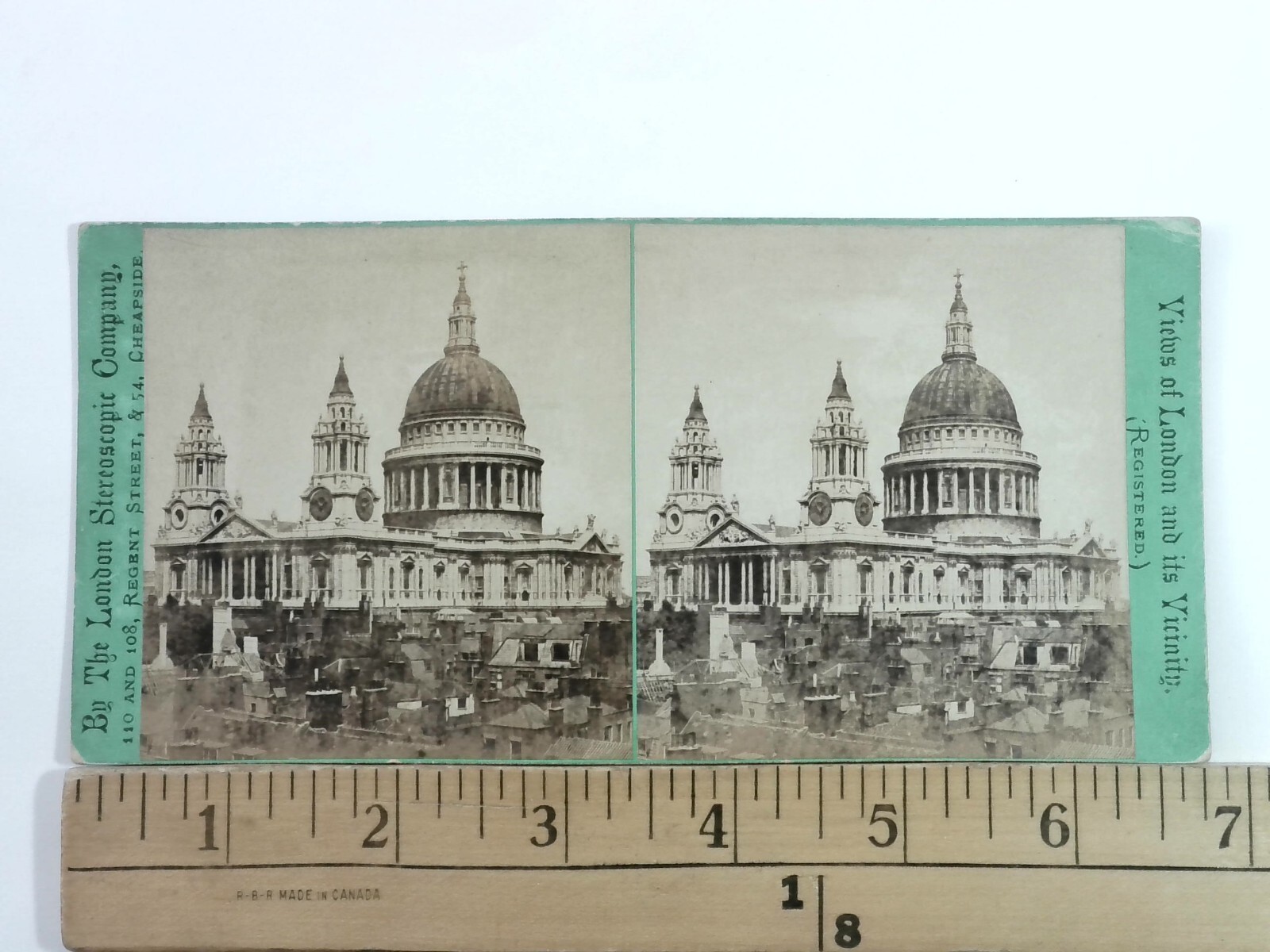 St. Paul\'s Cathedral London Stereoview London Stereoscopic Company 1860s Albumen St. Paul\'s Cathedral London Stereoview London Stereoscopic Company 1860s Albumen